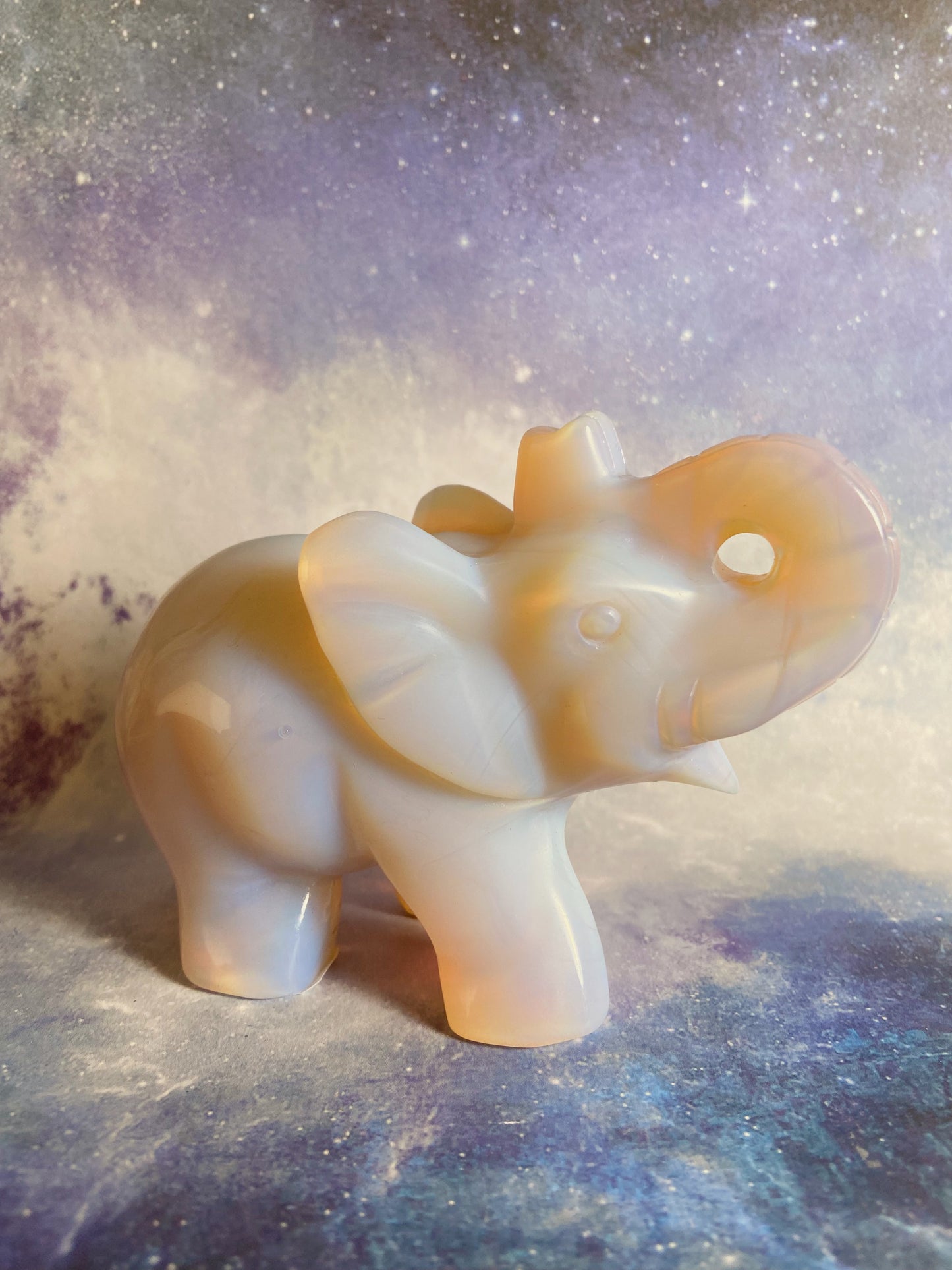 Pink Opalite Elephant