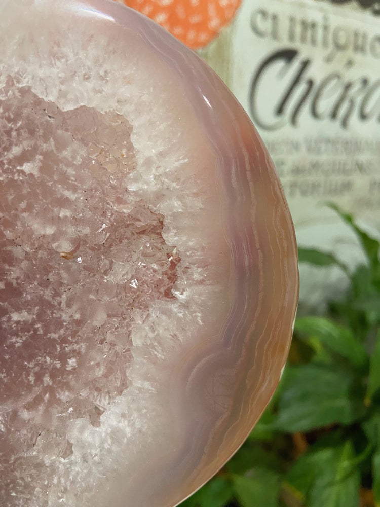 Big Druzy Agate Moon