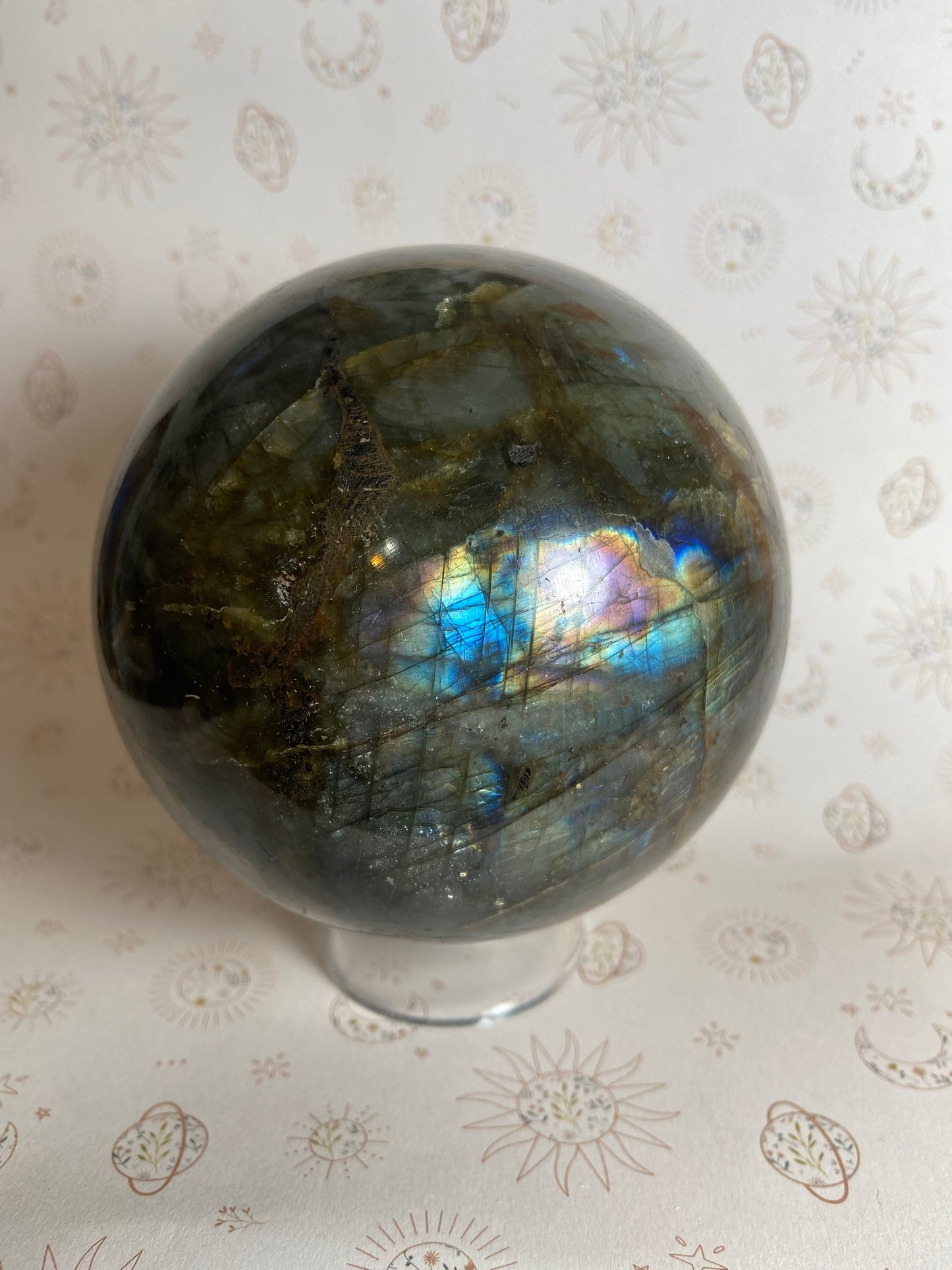 Big Labradorite Sphere