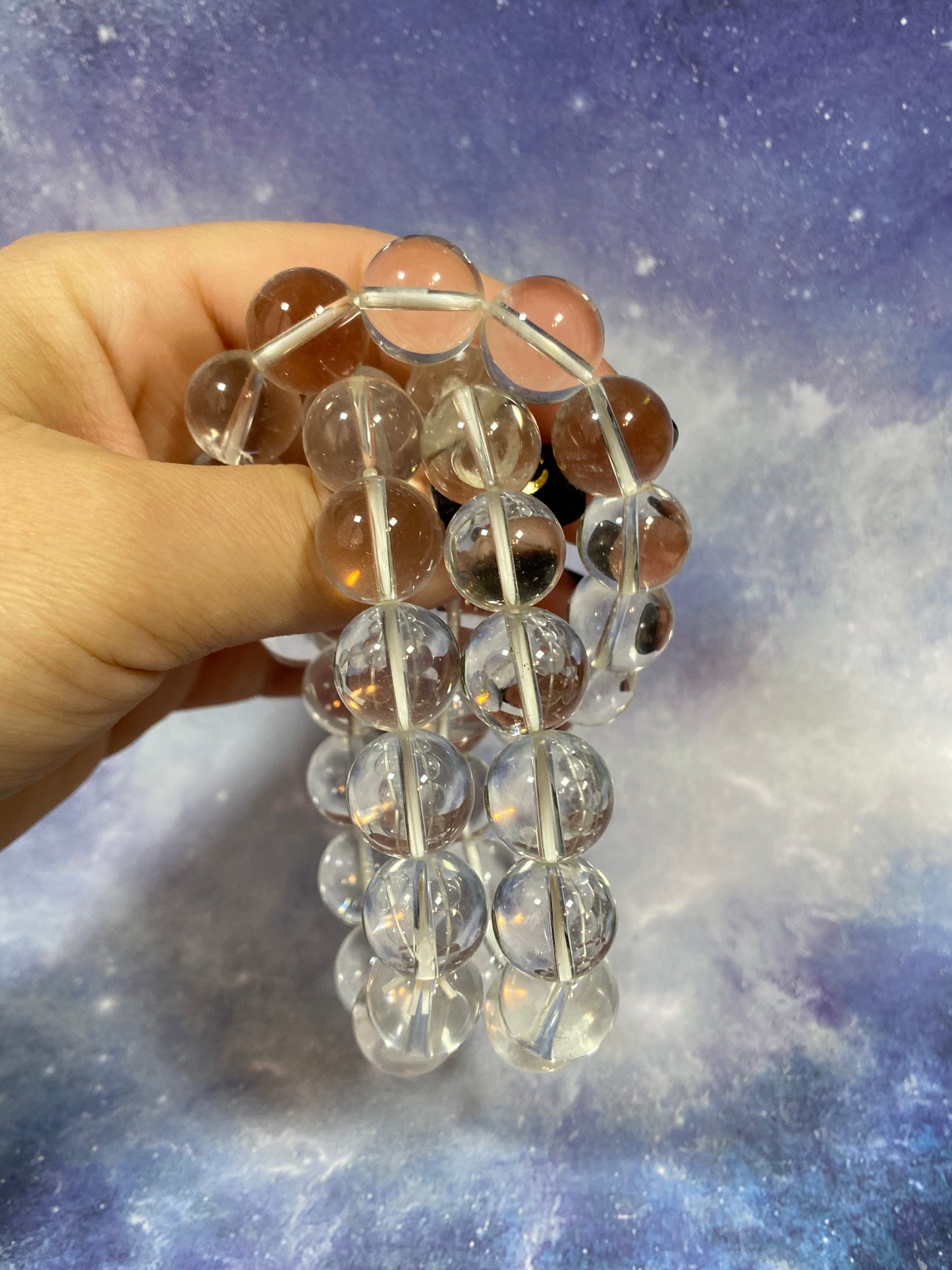 Jumbo Clear Quartz Bracelet