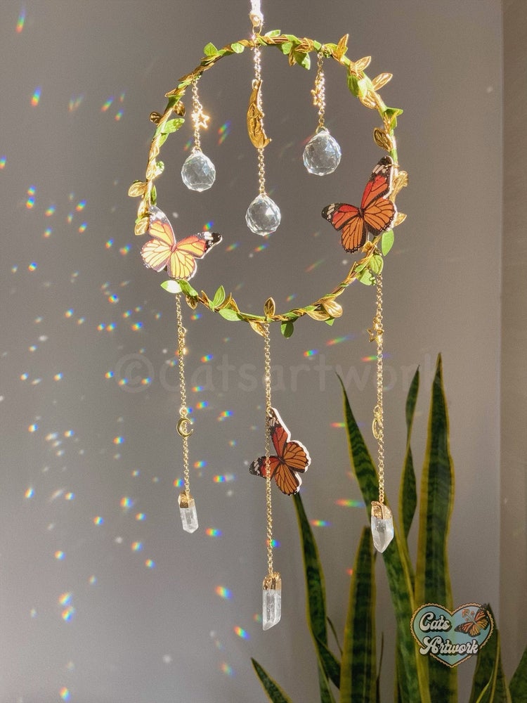 Monarch Moon Goddess Suncatcher