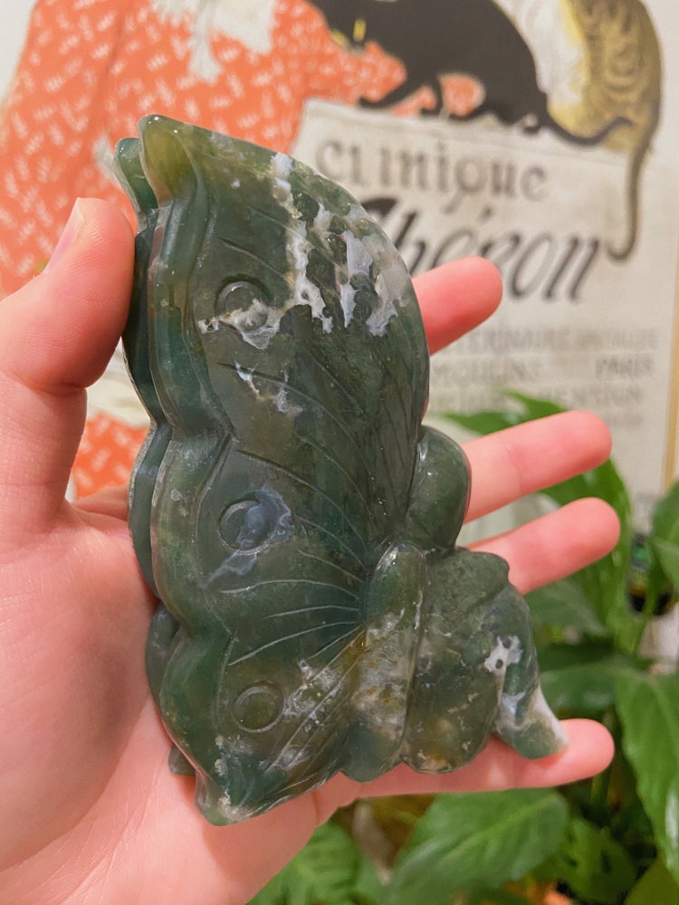 Moss Agate Fairy