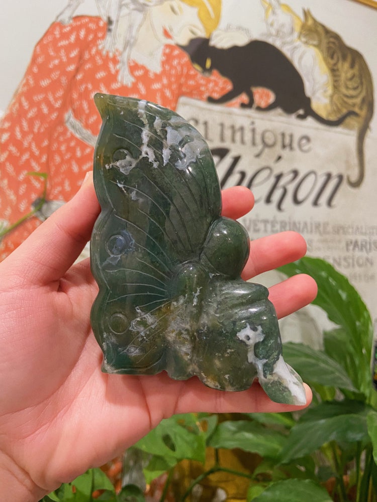 Moss Agate Fairy
