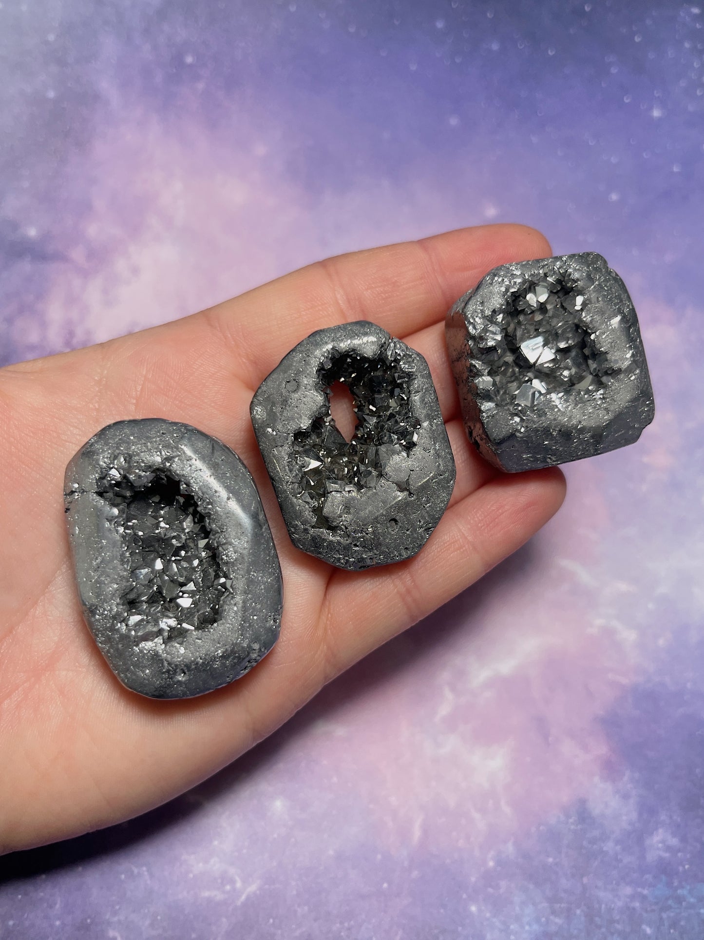 Titanium Geode Cluster