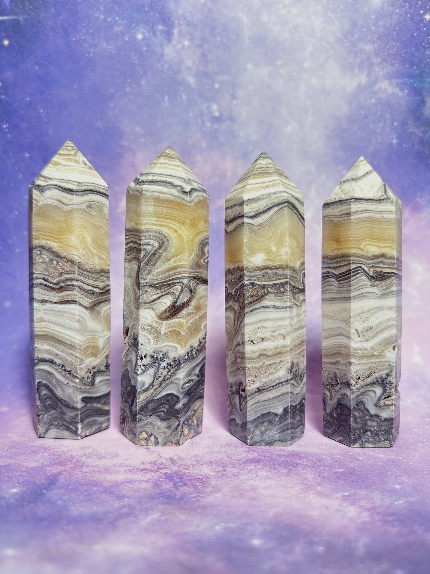 Banded Calcite Tower