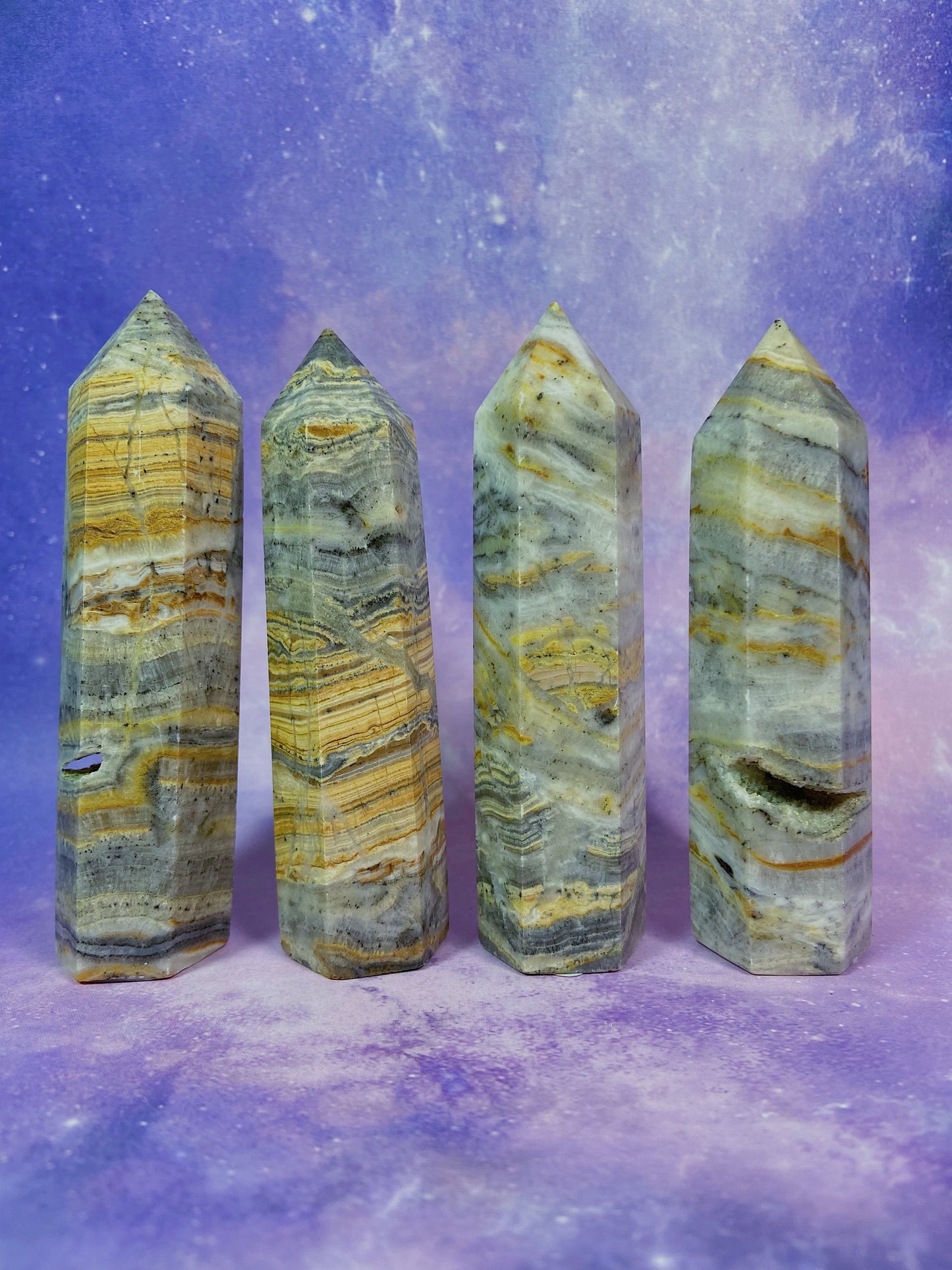 Striped Calcite Tower