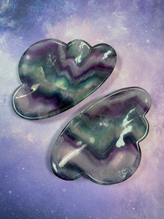 Rainbow Fluorite Cloud Dish