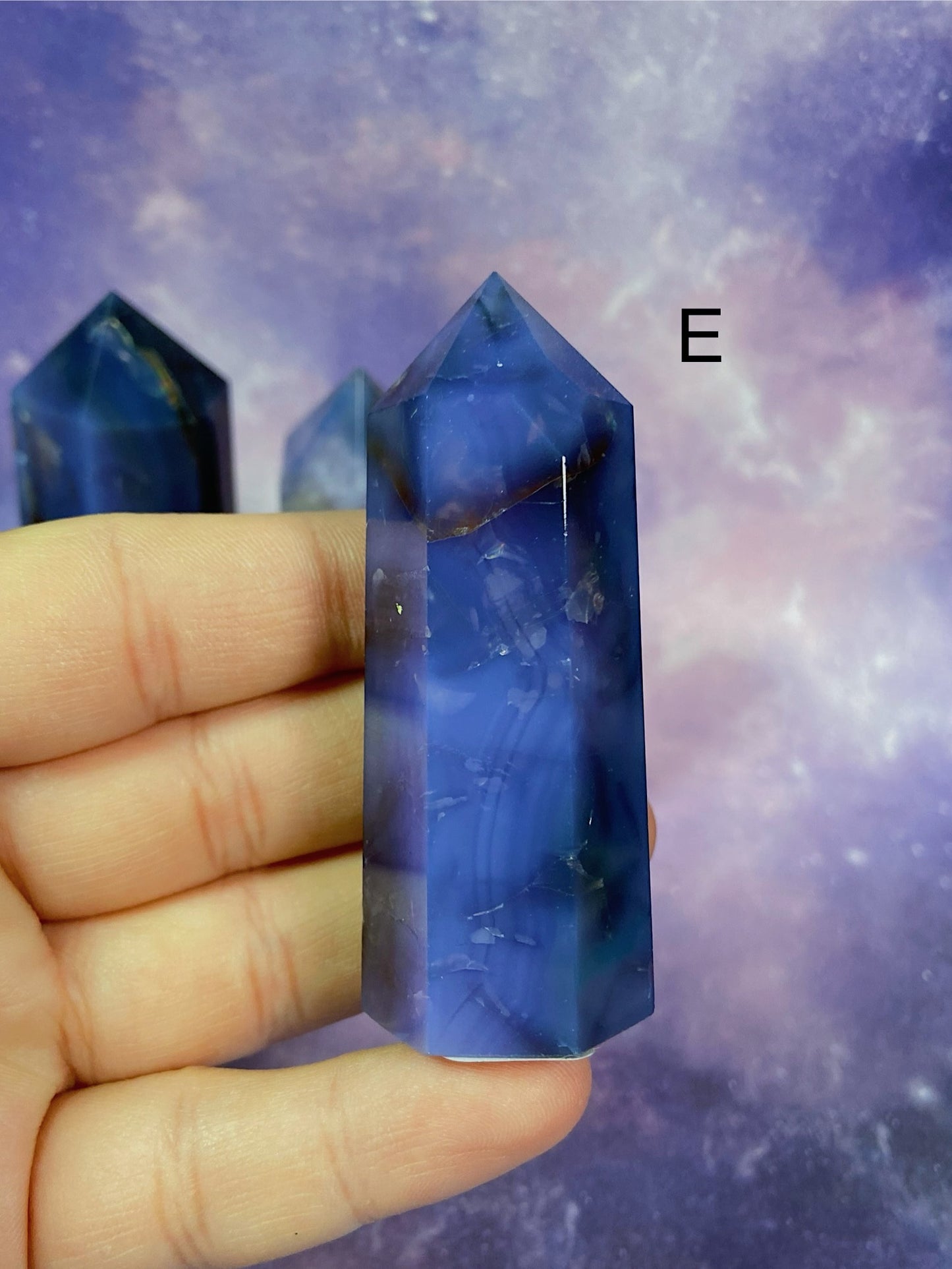 Blue Agate /Flower Agate Tower