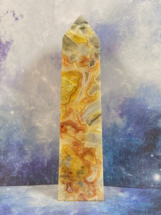 Crazy Lace Agate Tower A