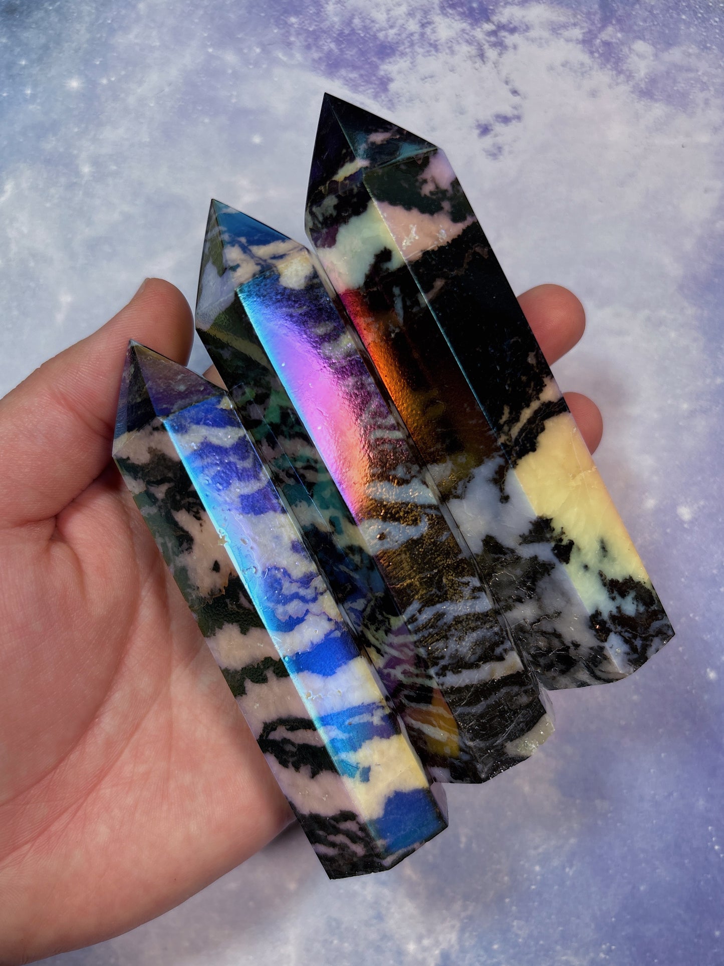 Aura Zebra Jasper Tower