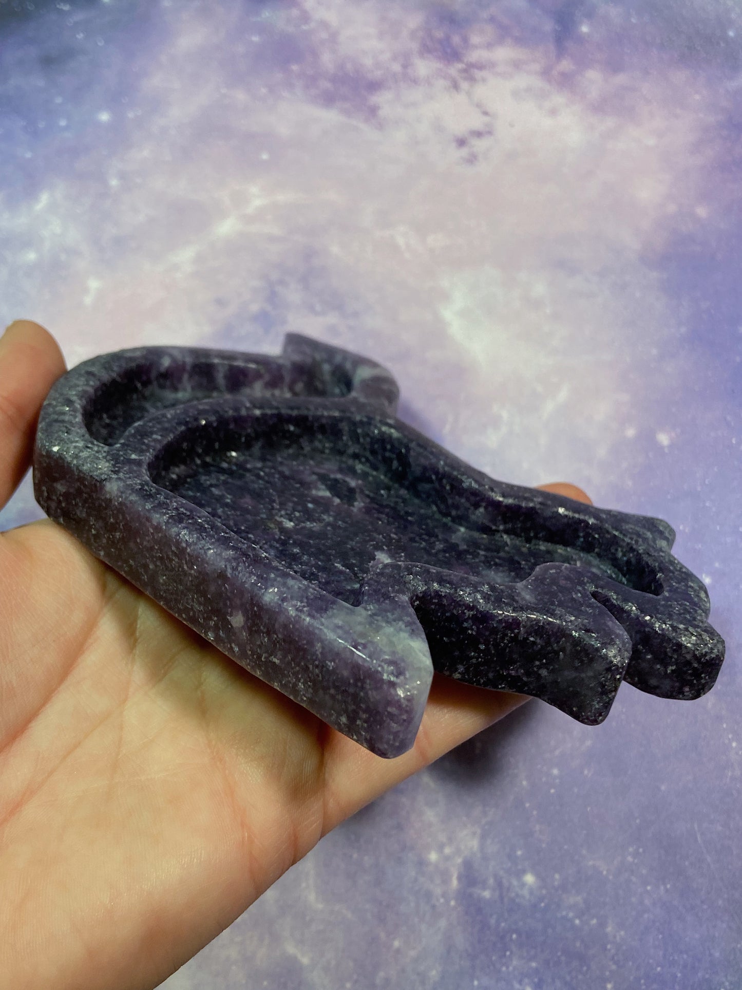 Lepidolite Squirrel Dish