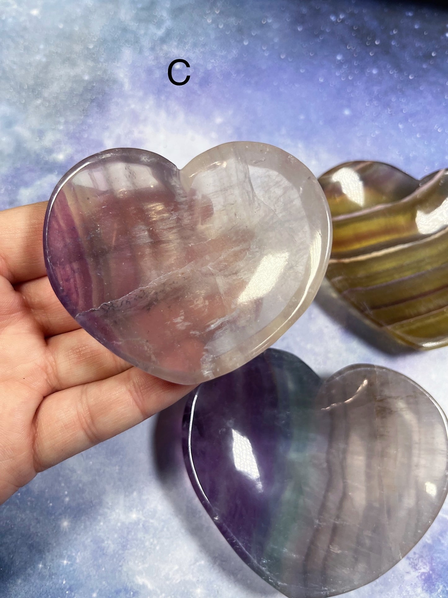 Fluorite Heart Dish