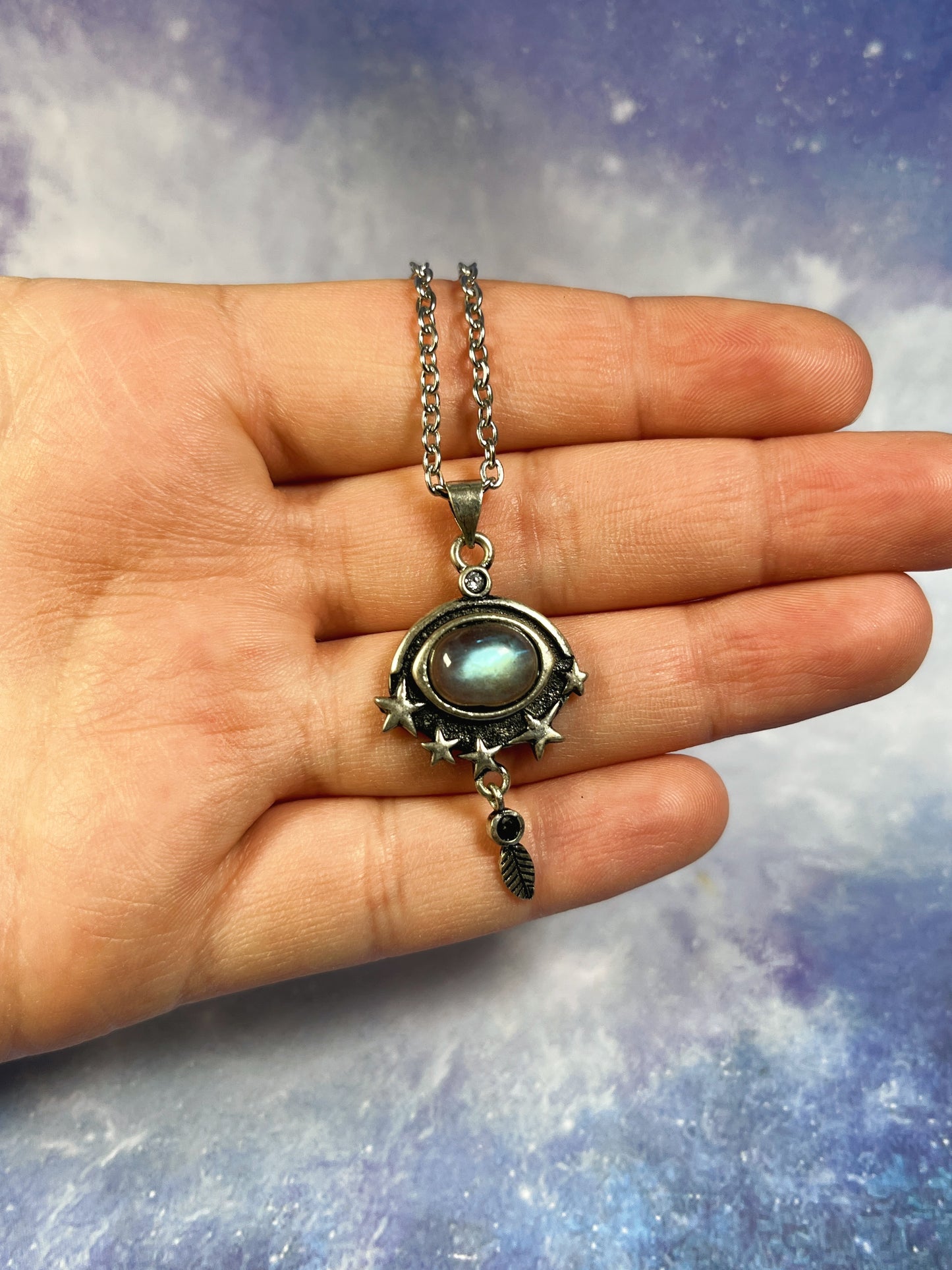 Labradorite Eye Necklace