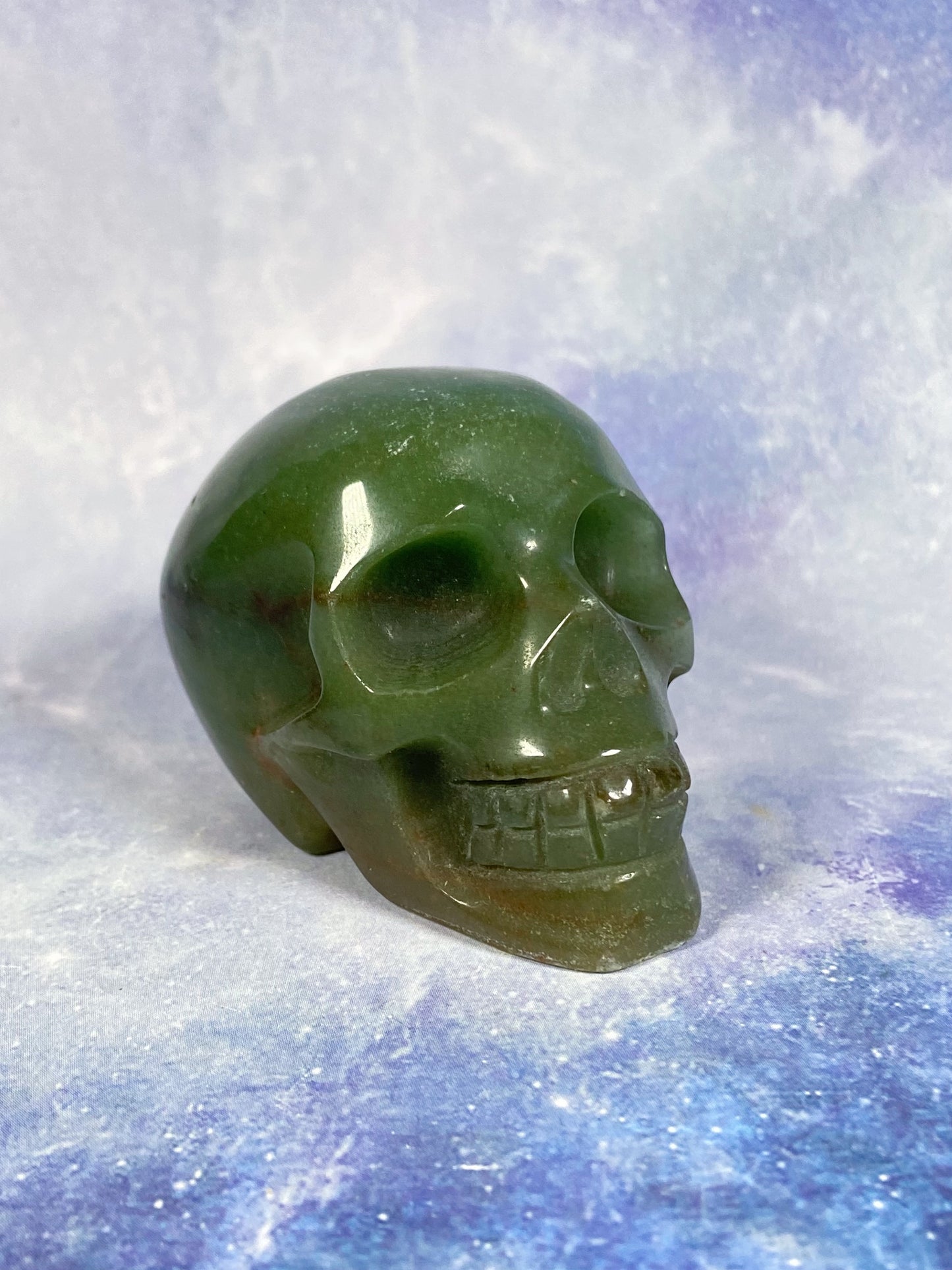 Green Aventurine Skull