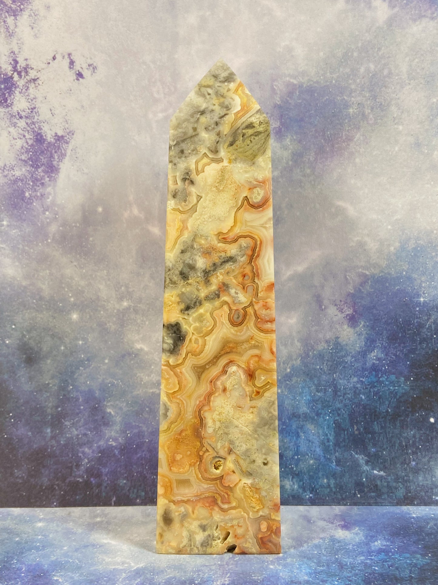 Crazy Lace Agate Tower A