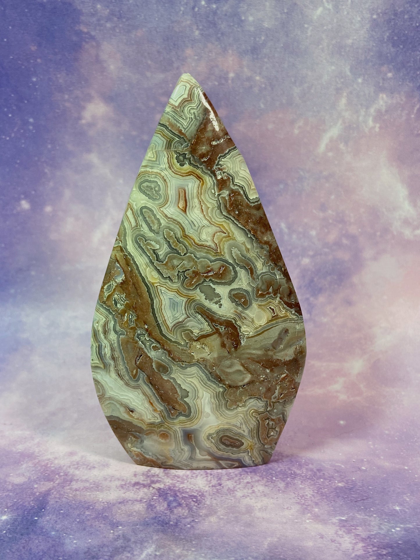 Mexican Crazy Lace Agate Flame