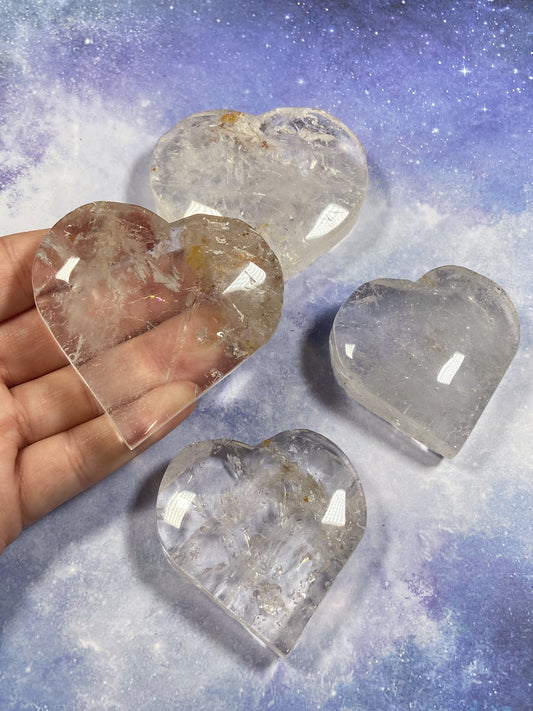 Clear Quartz Heart