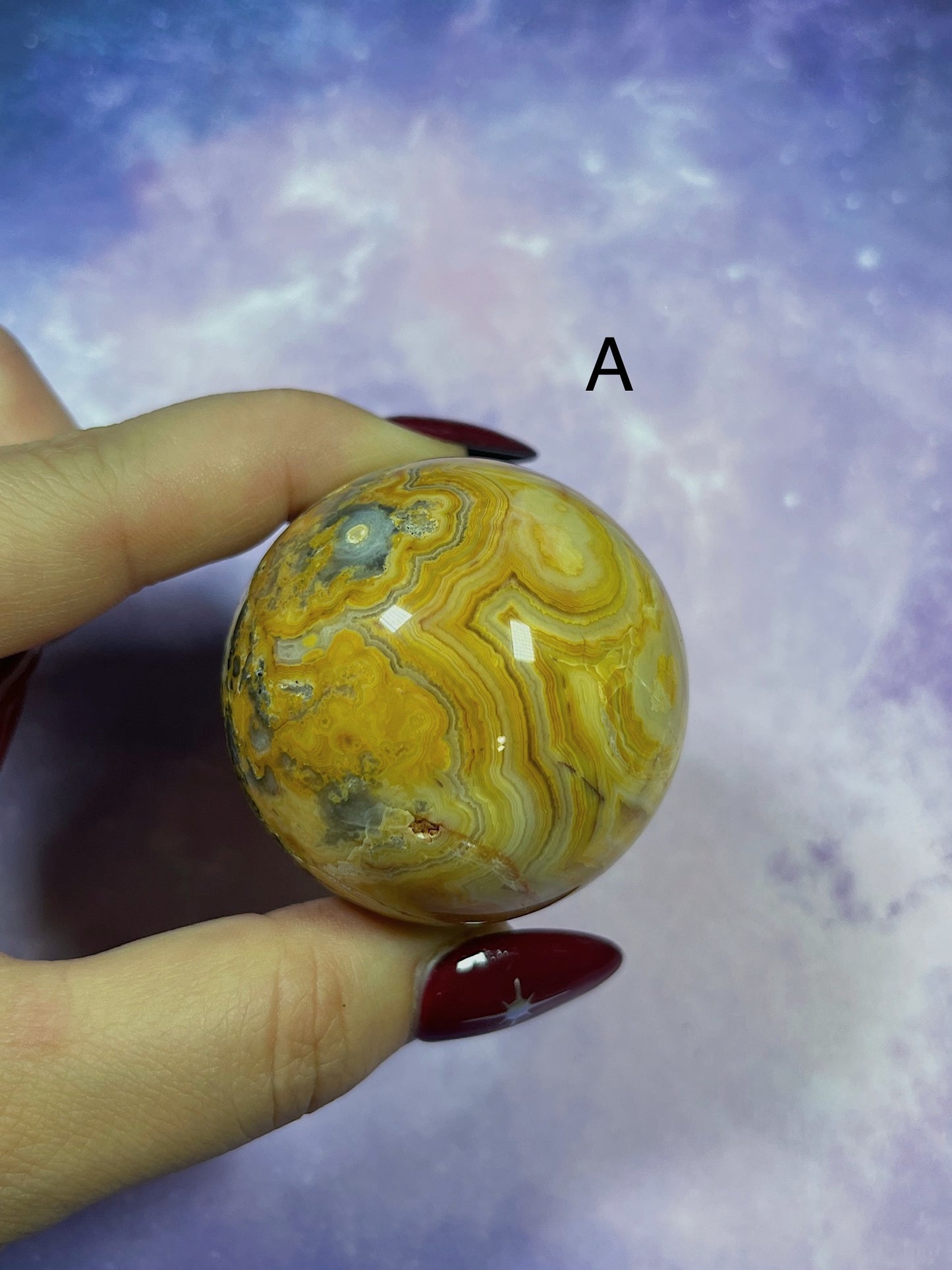 Crazy Lace Agate Sphere