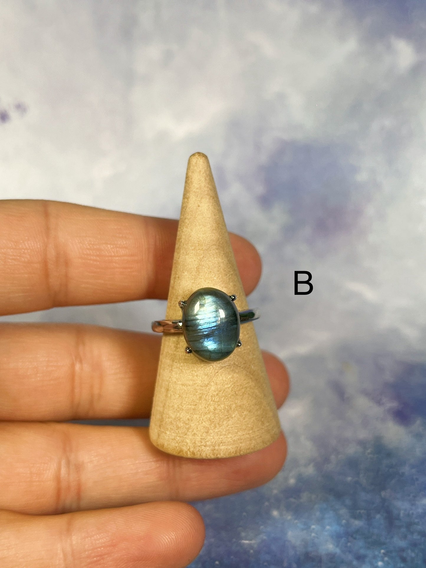 Flashy Labradorite Ring