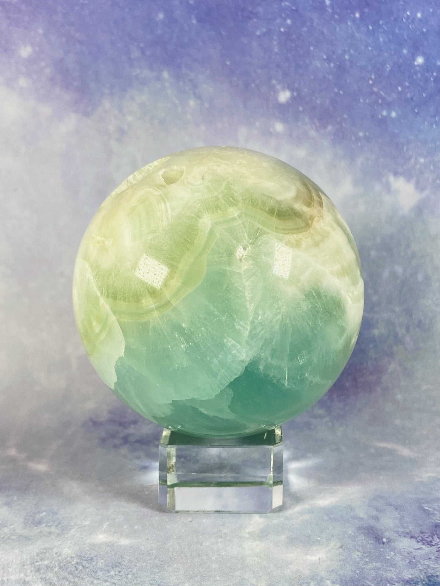 Pistachio Calcite Sphere