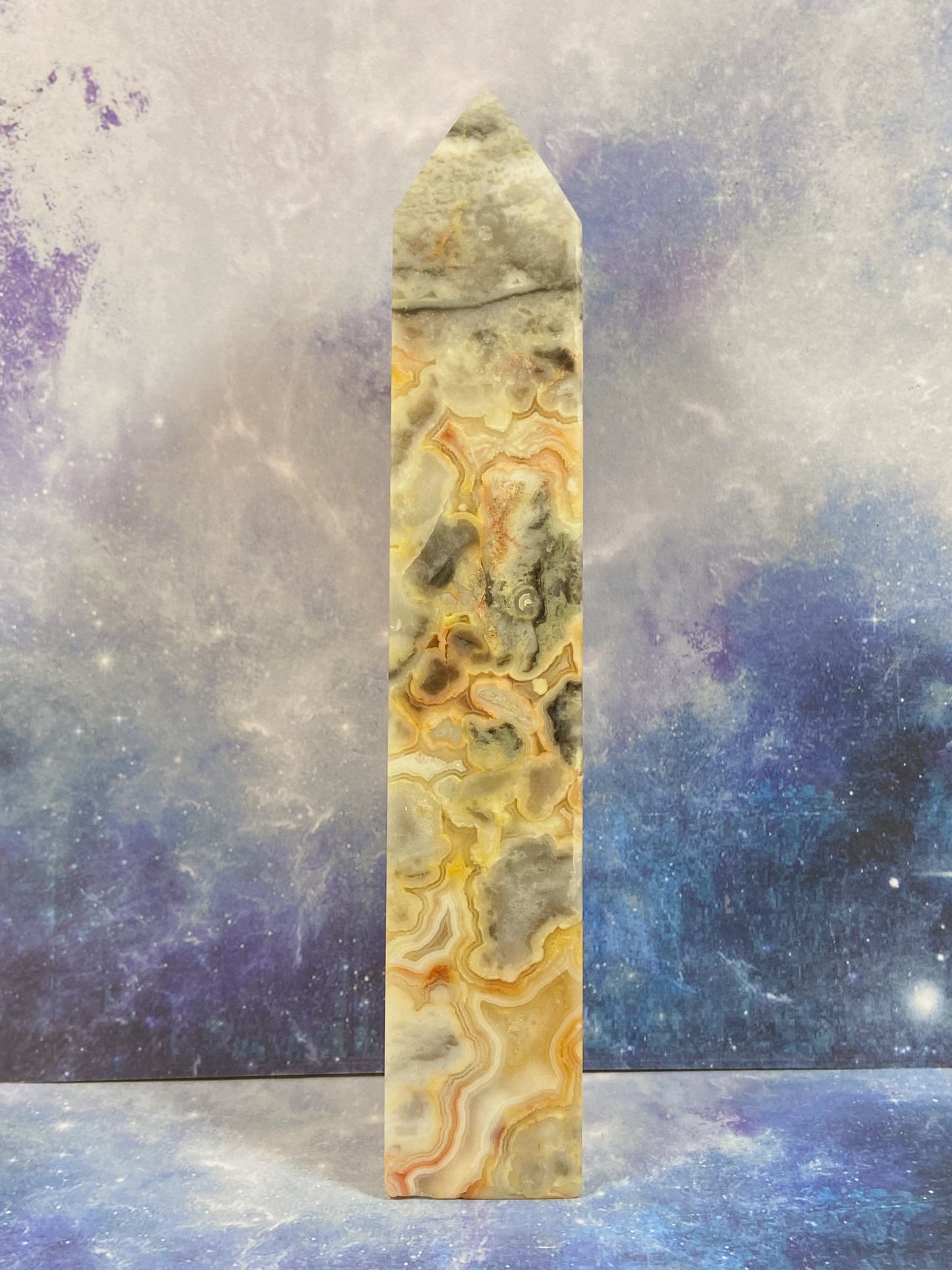 Crazy Lace Agate Tower A