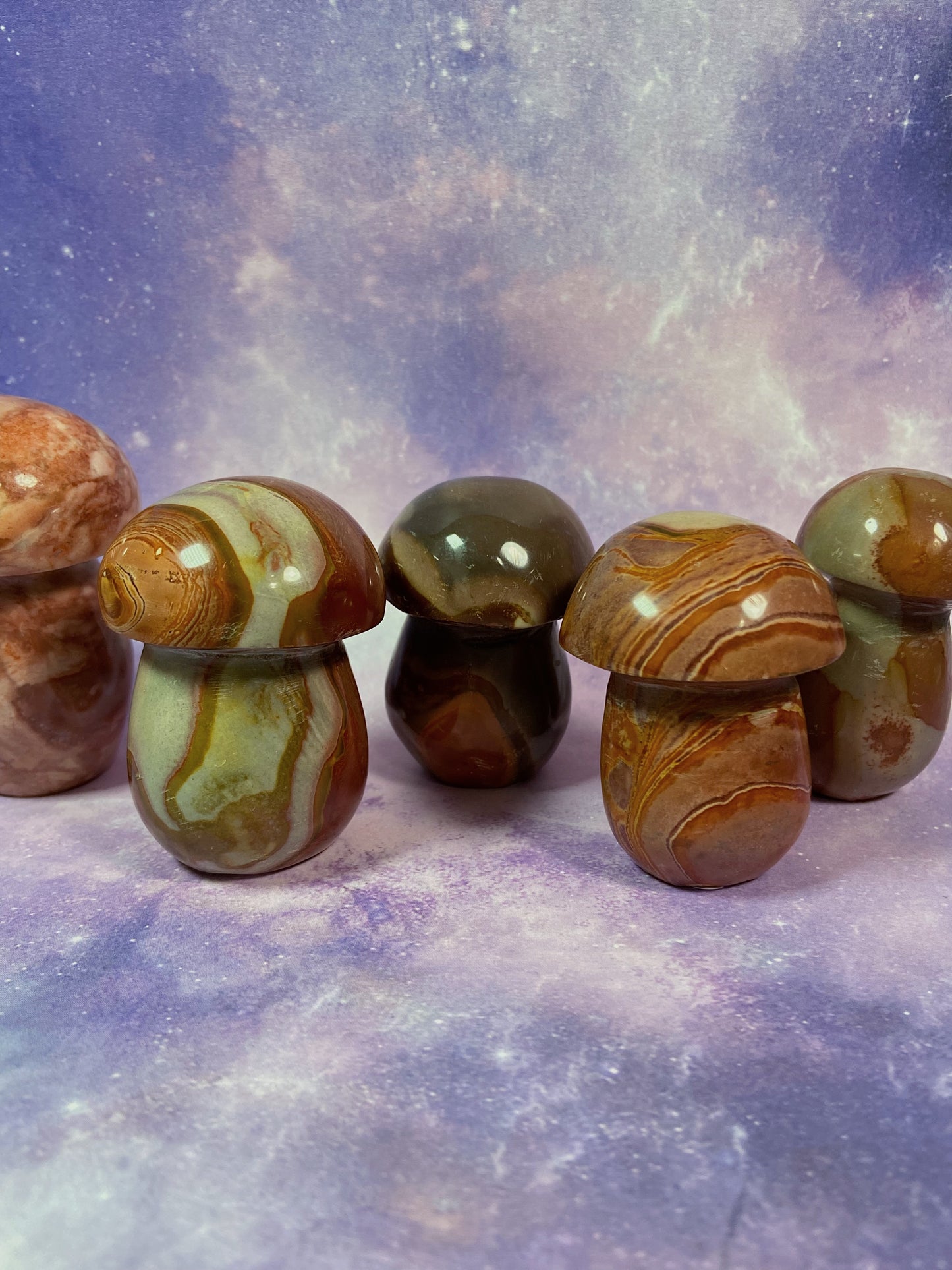 Polychrome Jasper Mushroom