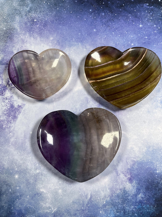 Fluorite Heart Dish