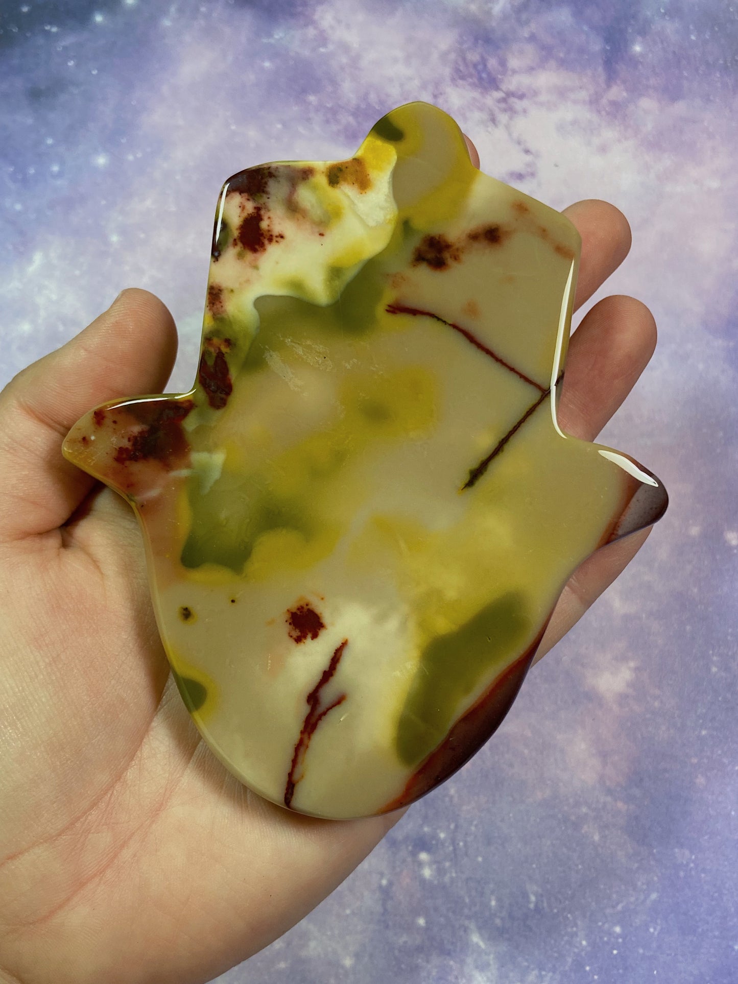 Mookaite Hamsa Dish
