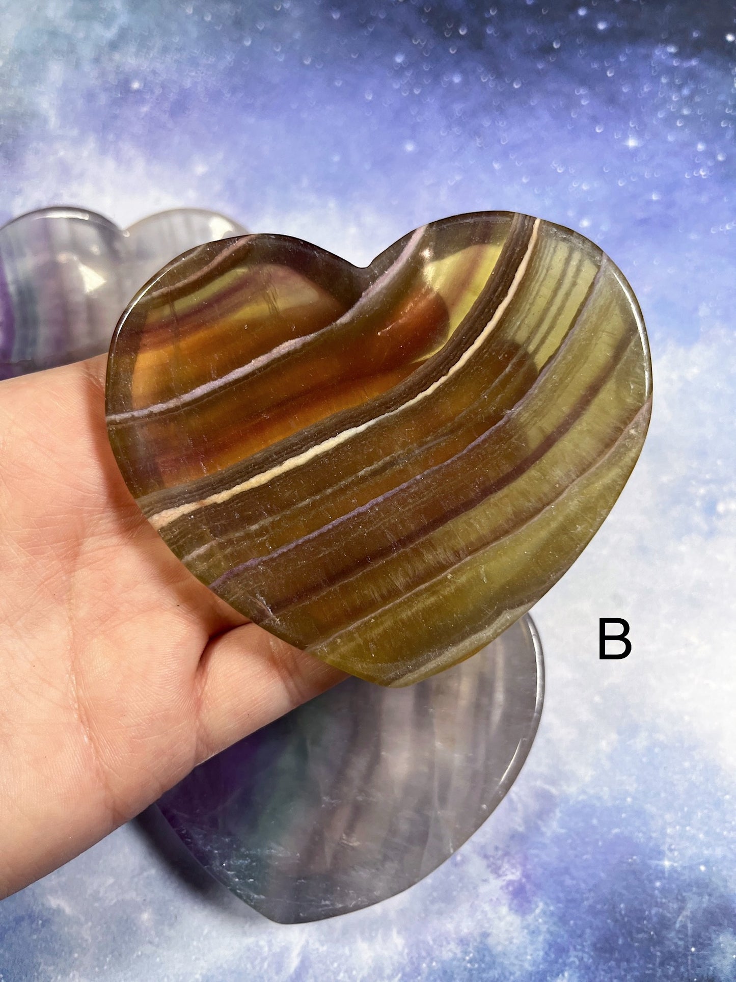 Fluorite Heart Dish