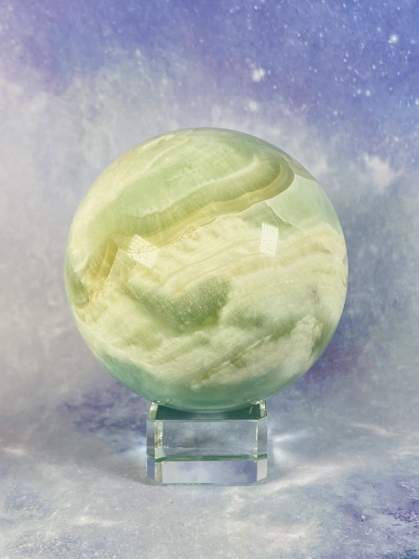 Pistachio Calcite Sphere