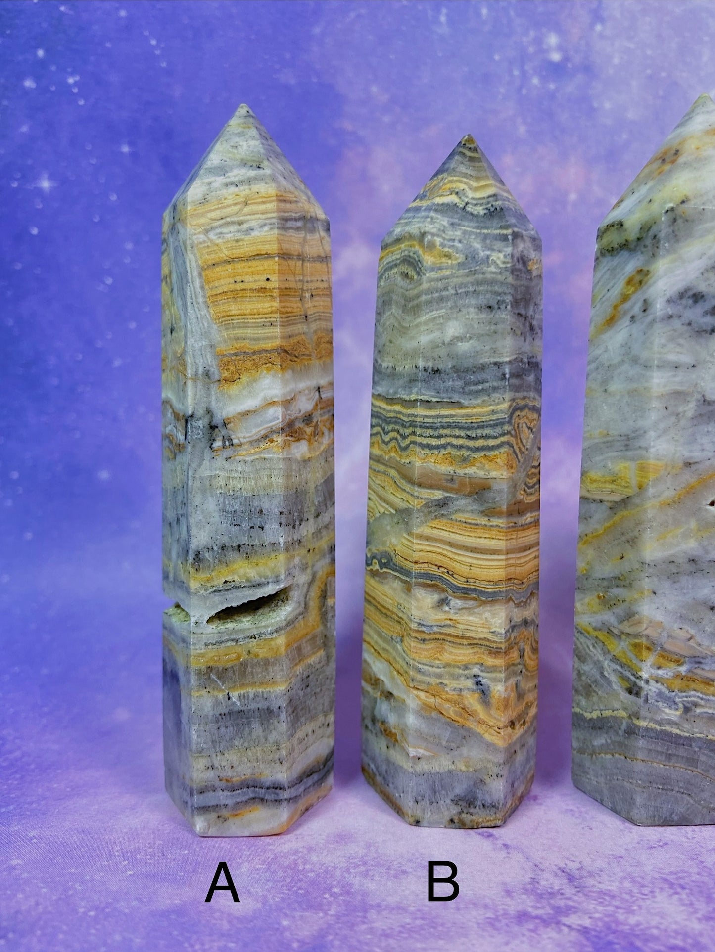 Striped Calcite Tower