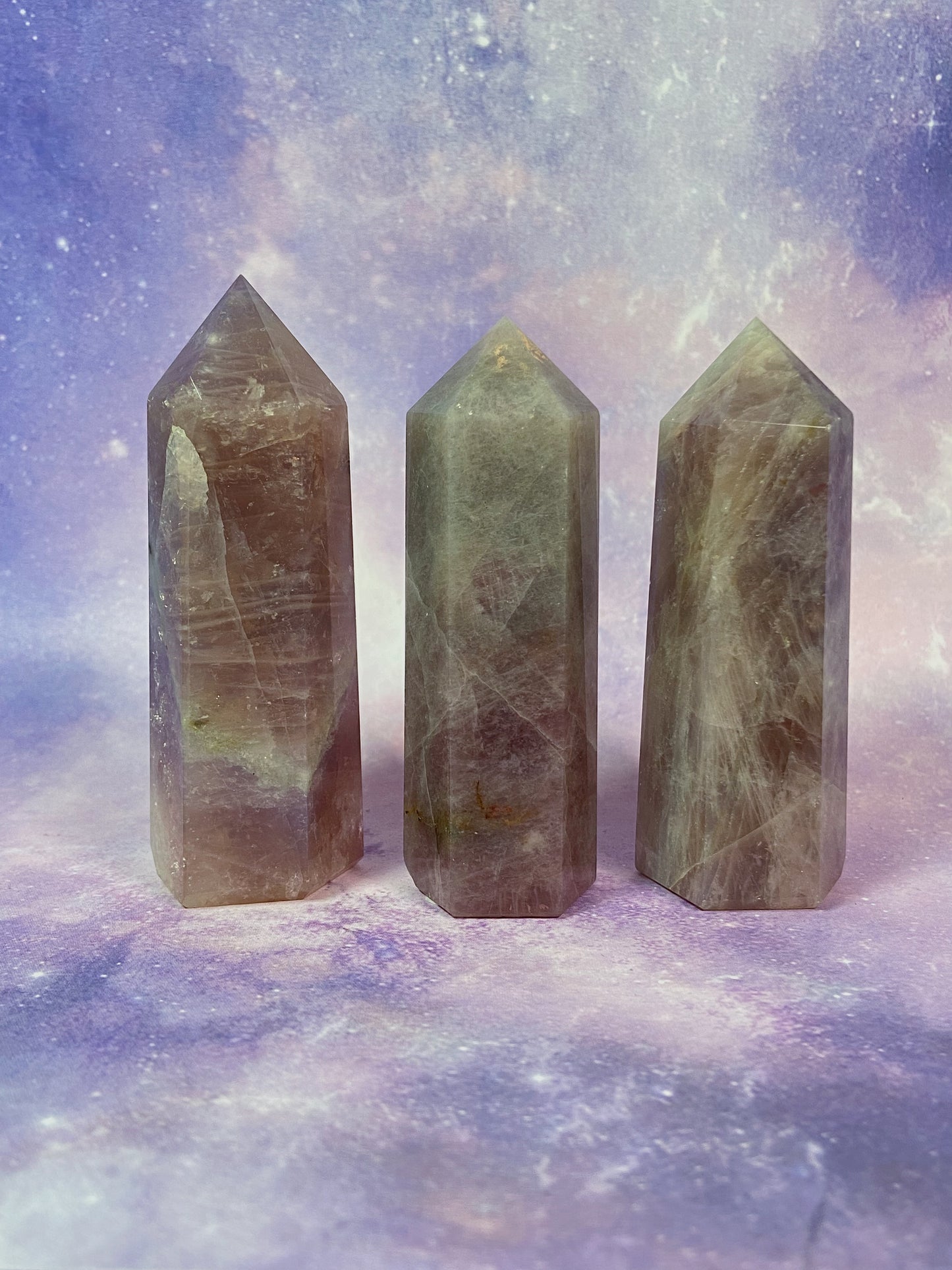 Lavender Rose Quartz Tower