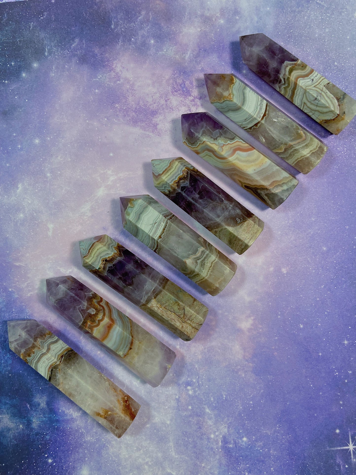 Crazy Lace Amethyst Tower