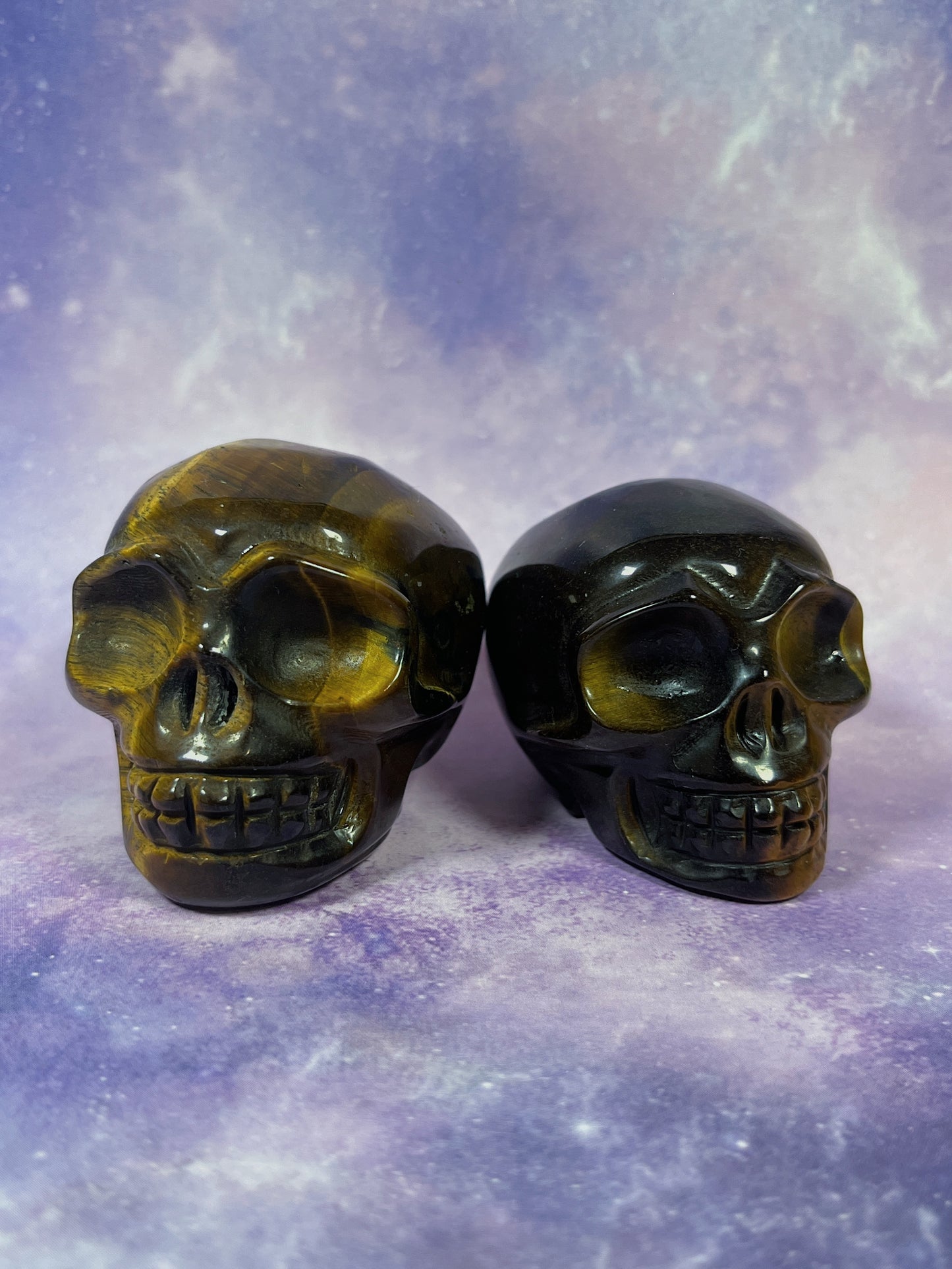 Tiger's Eye Skull