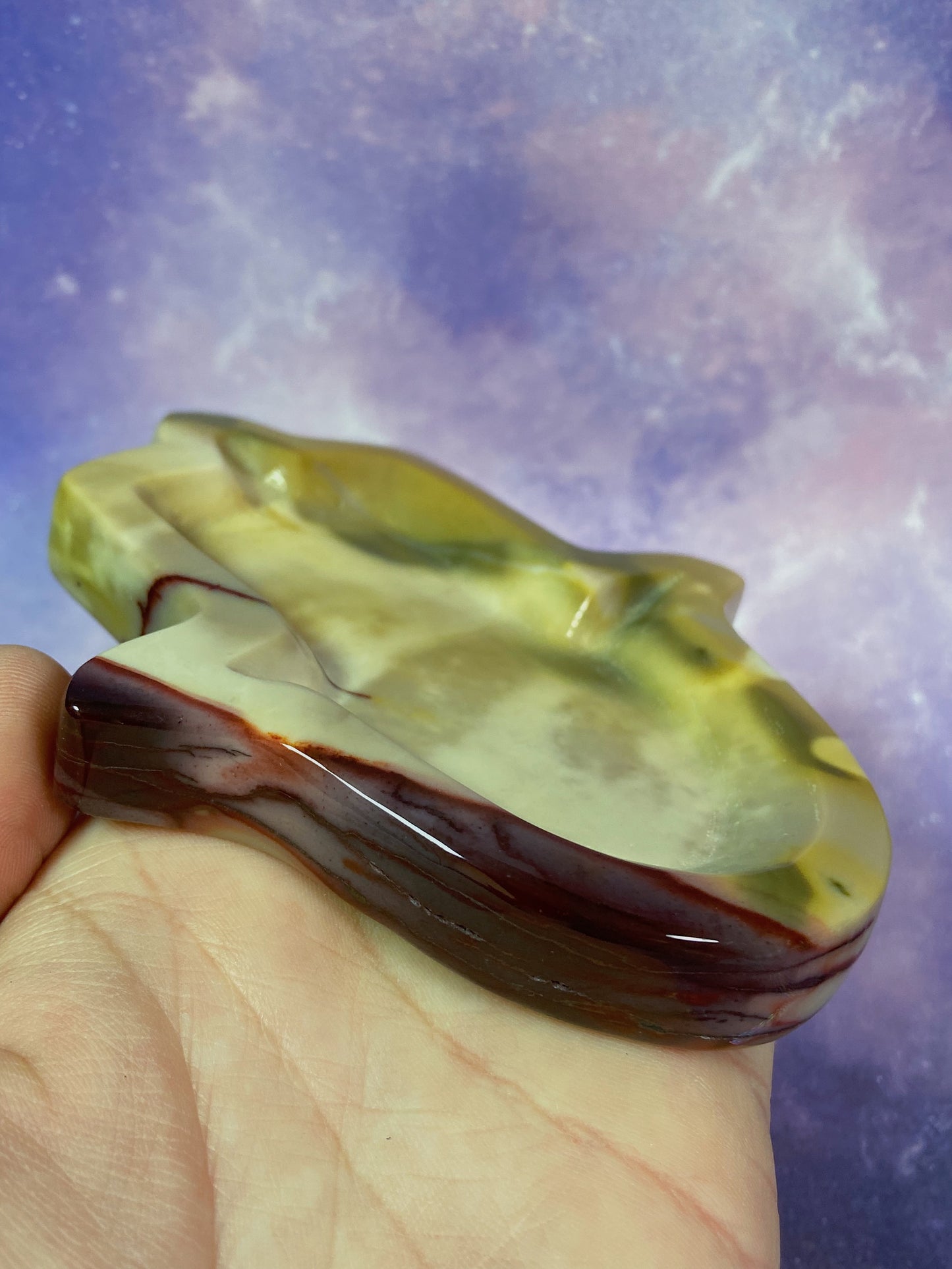 Mookaite Hamsa Dish