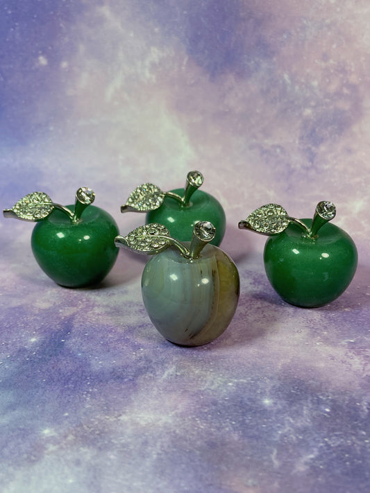 Gemstone Apple Carving