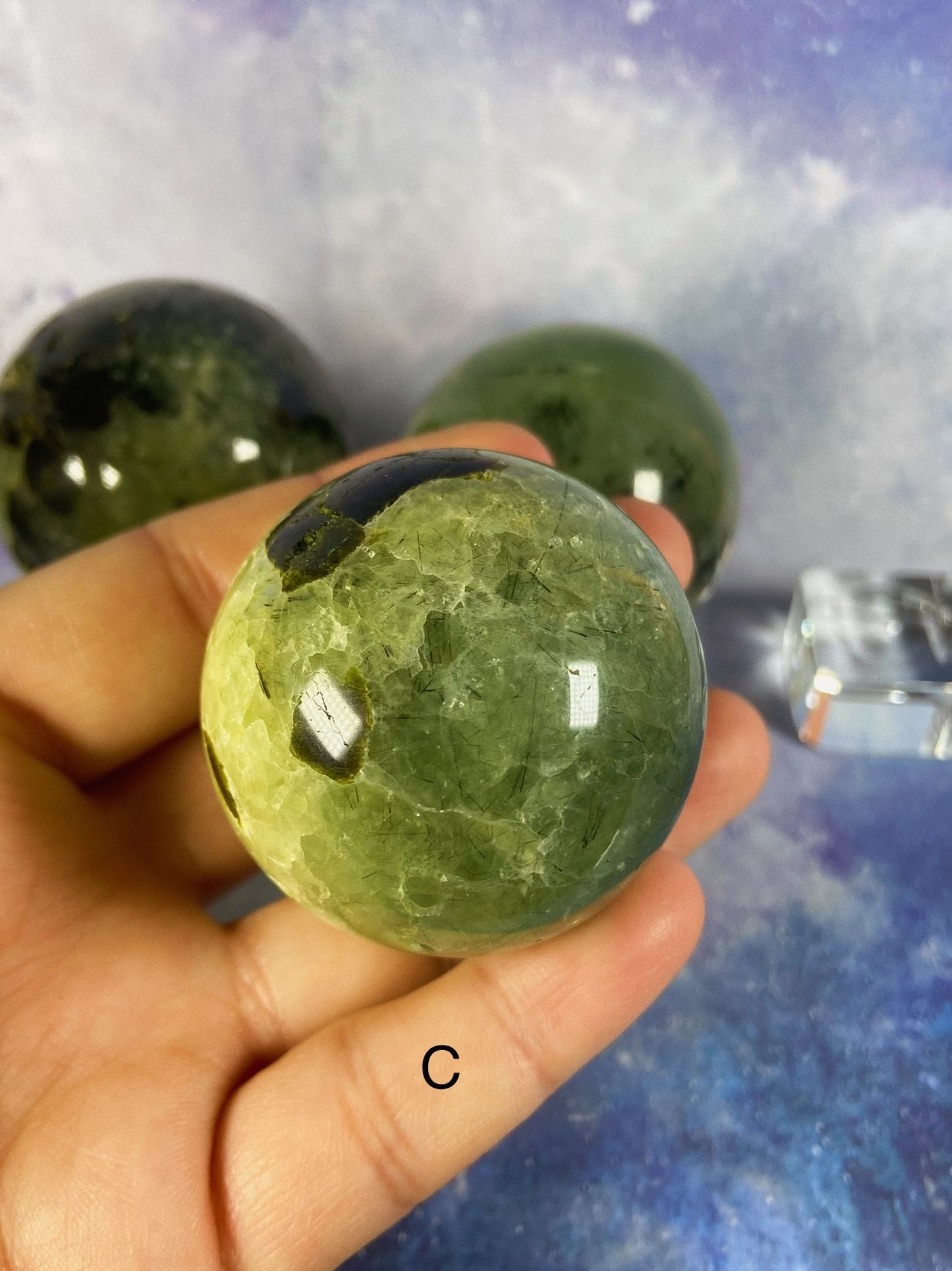 Prehnite Sphere