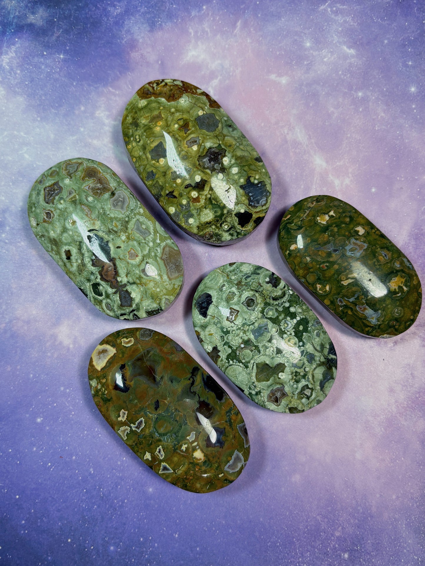 Rainforest Jasper Palm Stone
