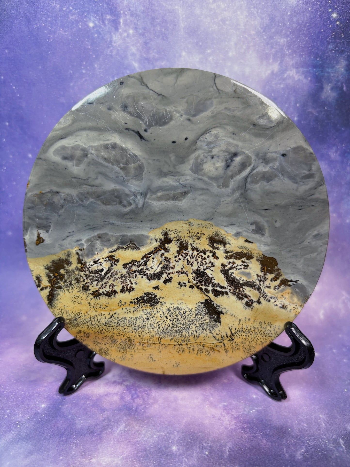 Round Picture Jasper Slab