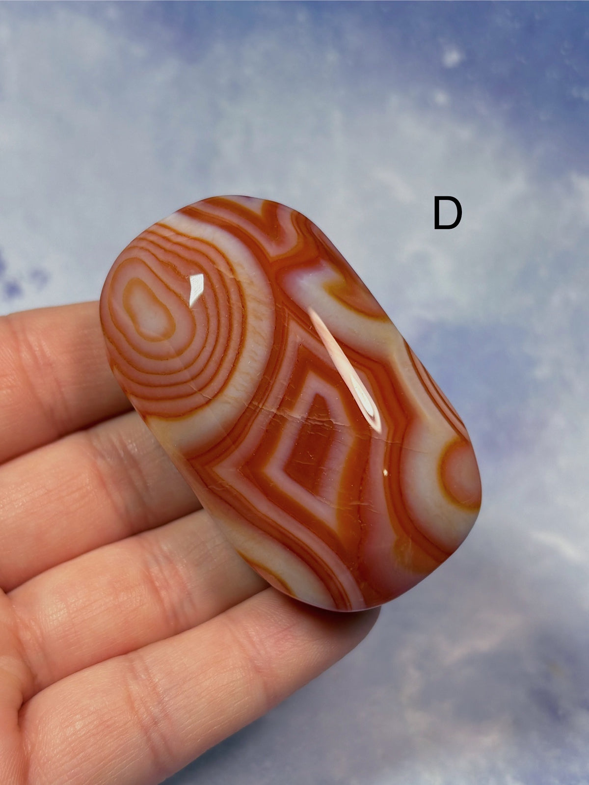 Carnelian Palmstone