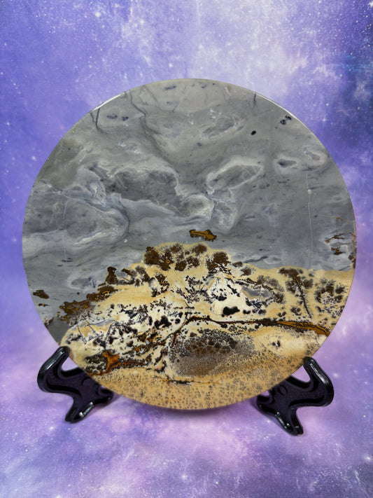 Round Picture Jasper Slab