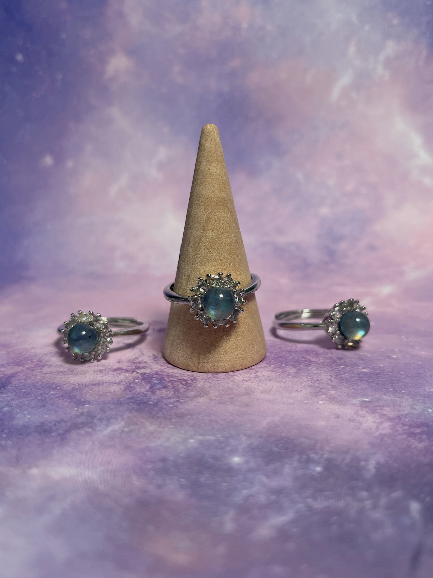 Labradorite Round Ring