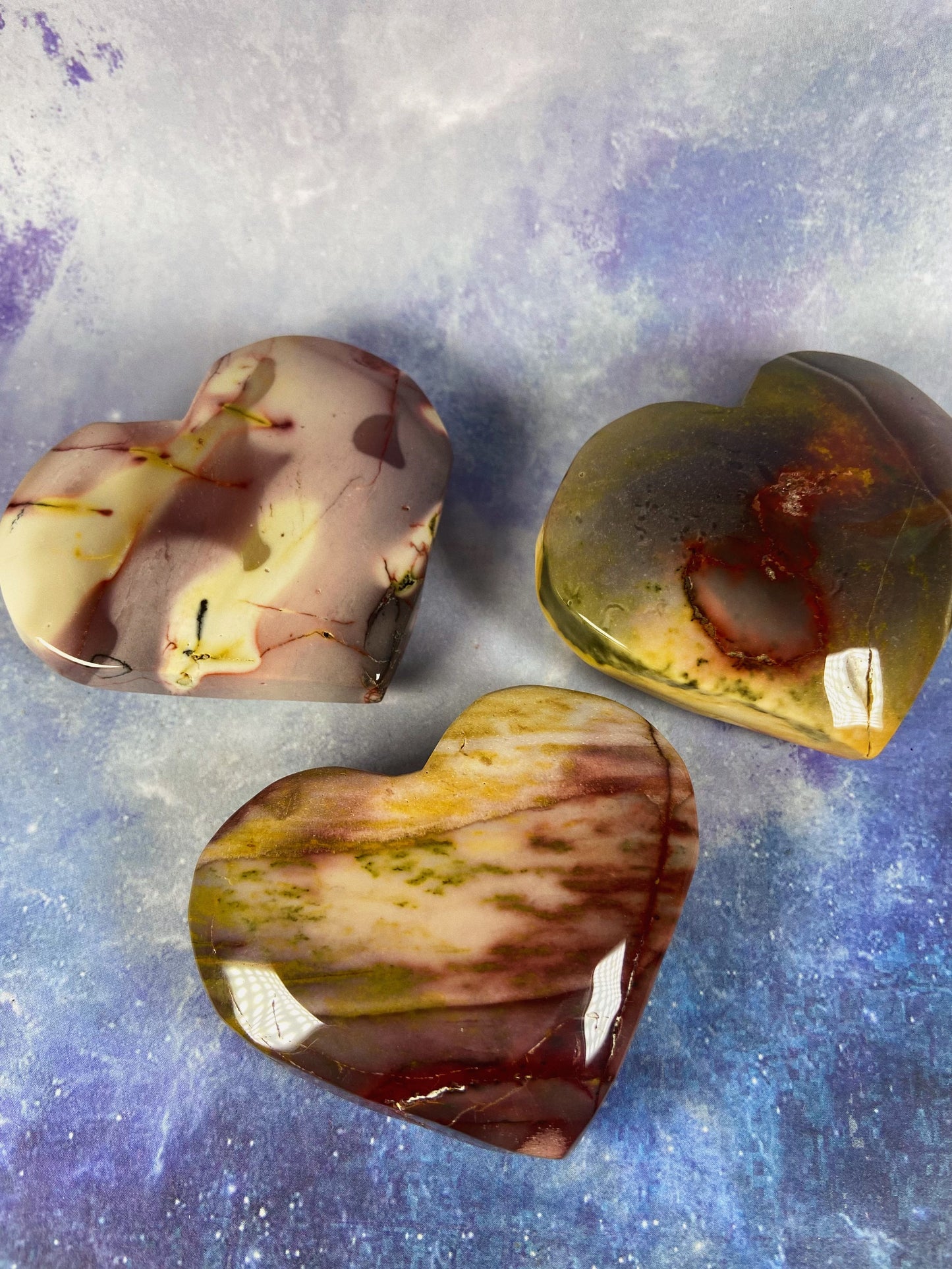 Mookaite Hearts