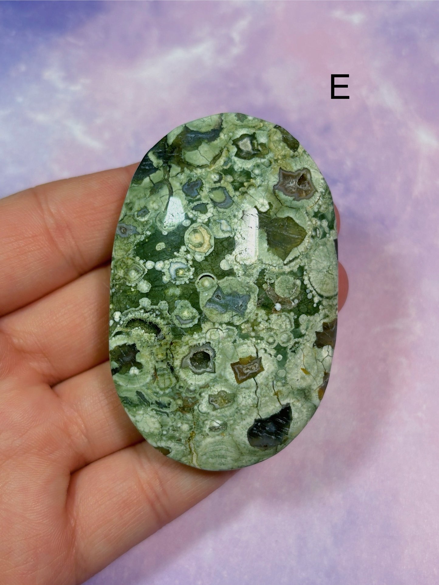 Rainforest Jasper Palm Stone