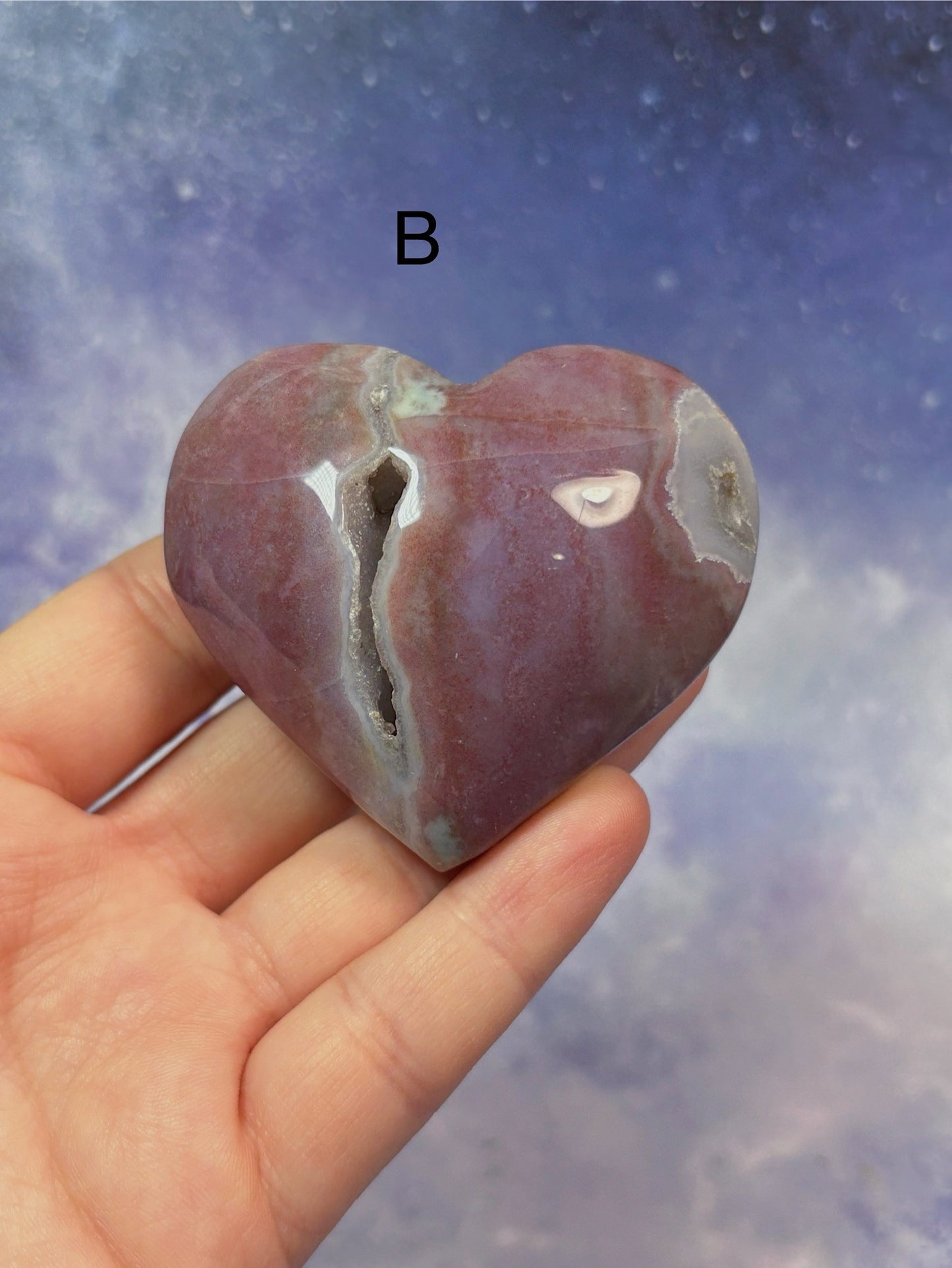 Ocean Jasper Heart