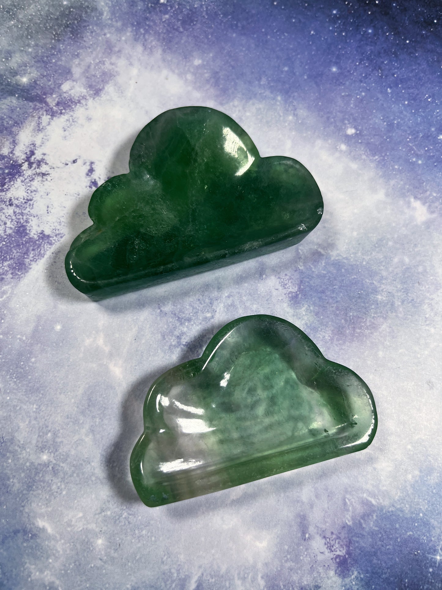 Green Fluorite Cloud Dish