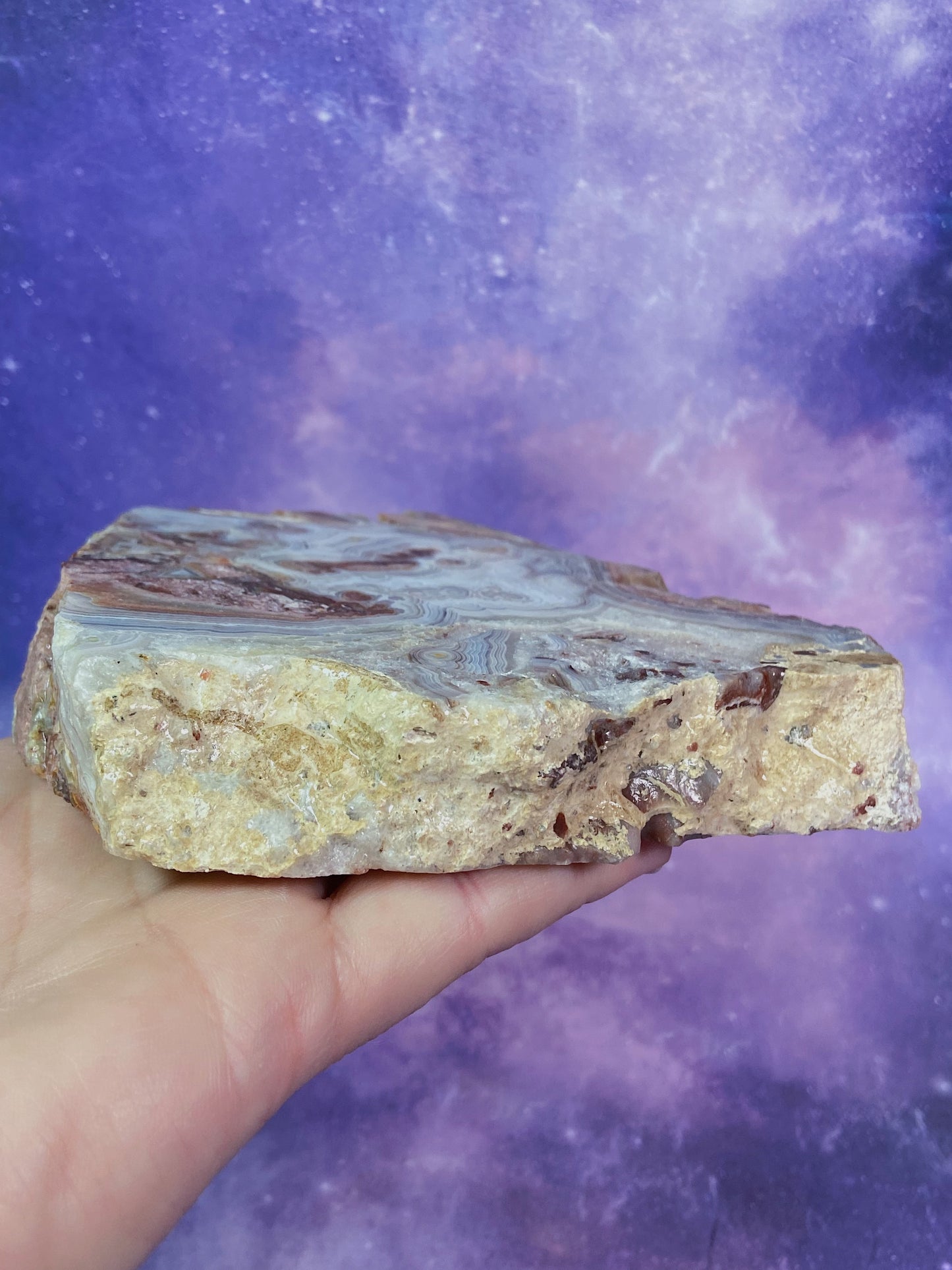Mexican Crazy Lace Agate Slab