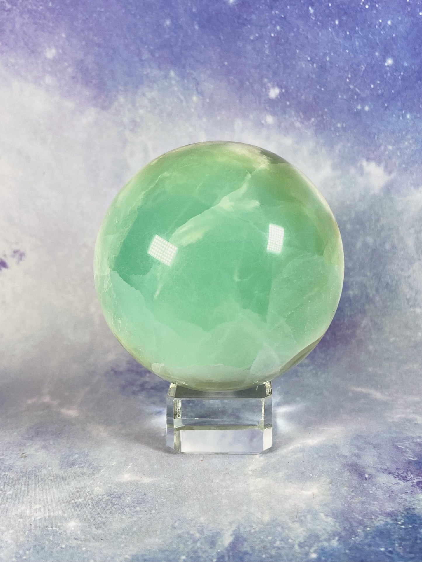 Pistachio Calcite Sphere