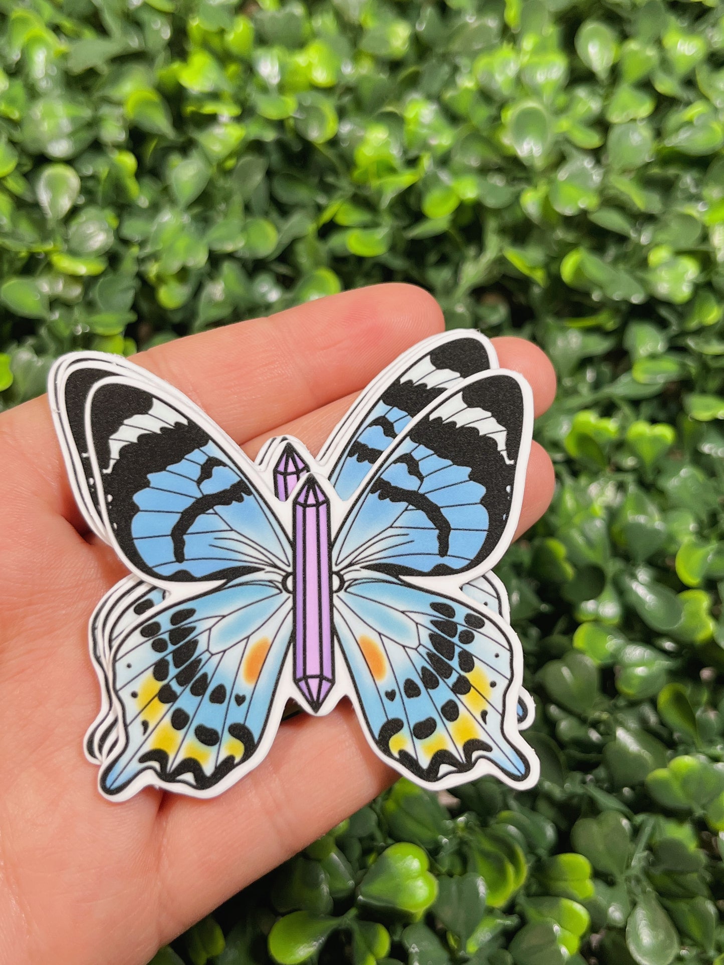 Crystal Butterfly Sticker