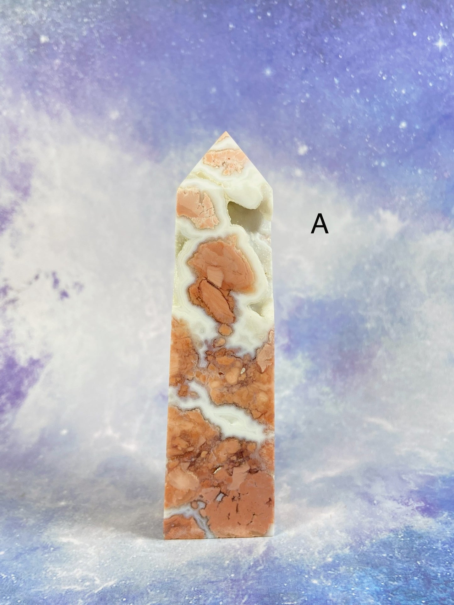 Pink Agate Tower (Chalcedony)
